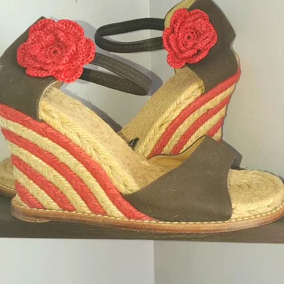 Kate Spade Granda Espadrilles Wedge Sandals - Picture 6 of 6